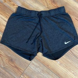 Nike Dark Gray Running Shorts 4 1/2” Size Medium
